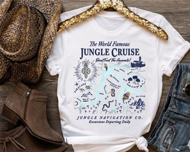 Disney Jungle Cruise World Famous Excursions Departing Daily Shirt