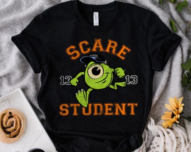 Retro Disney Pixar Monsters University Mike Wazowski Student Shirt