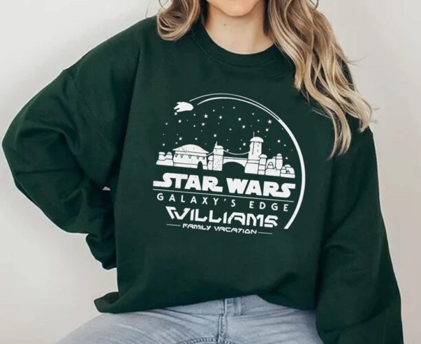 Personalized Star Wars Galaxy's Edge Family Vacation Shirt / Custom Name Star Wars Day 2023 T-shirt / May the 4th / Star