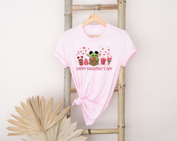 Baby Yoda Valentine Shirt, Yoda Valentines Day Shirt, Star war Valentine Shirt, Disney Valentines Shirt