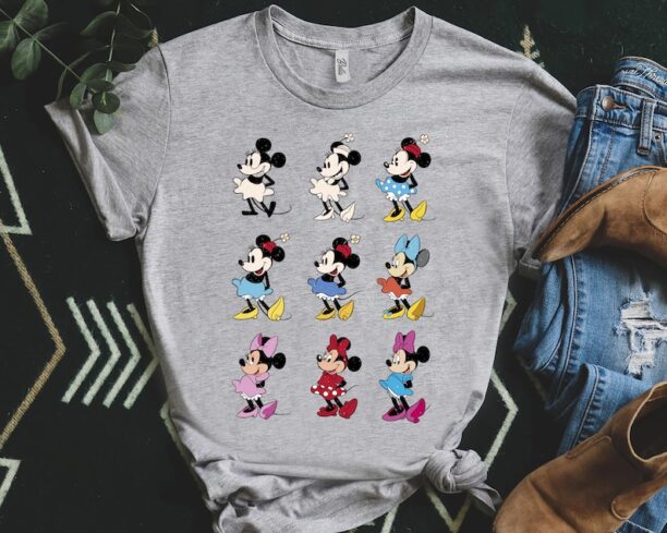 Disney Mickey & Friends Minnie Mouse Classic Pose Retro Shirt