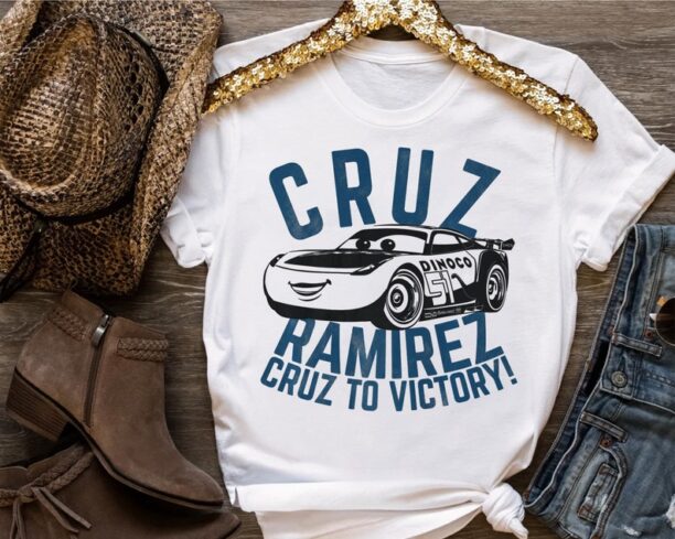 Disney Pixar Cars 3 Cruz Ramirez To Victory Shirt