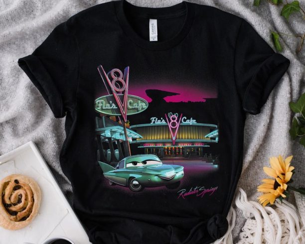 Disney Pixar Cars Radiator Springs Flo's Cafe Shirt