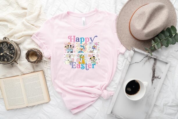 Disney Characters Happy Easter Shirt, Mickey And Friends Happy Easter Shirt Hoodie Sweatshirt, Cute Easter Shirt Gift