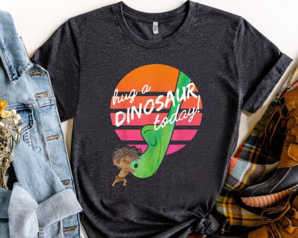 Disney Pixar The Good Dinosaur Hug A Dinosaur Today Spot Shirt