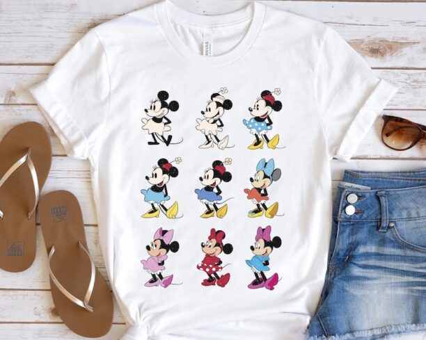 Disney Mickey & Friends Minnie Mouse Classic Pose Retro Shirt