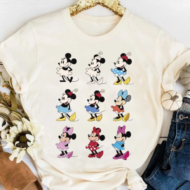 Disney Mickey & Friends Minnie Mouse Classic Pose Retro Shirt