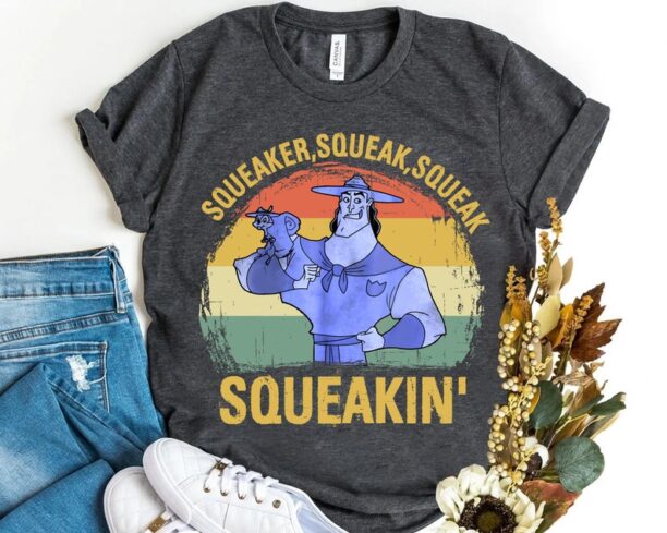 Retro Disney Emperor's New Groove Kronk Squeakin Squeaker T-shirt, Disney Trip