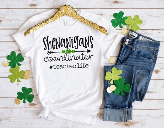 Shenanigans Coordinator Shirt, Teacher St Patricks Day Shirt, Teacher Saint Patrick Day Shirt, St Pattys Day Shirt