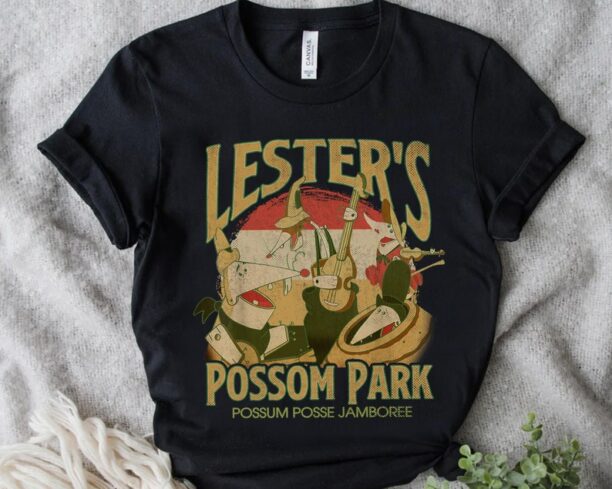 Disney A Goofy Movie Lester's Possum Park Retro T-shirt
