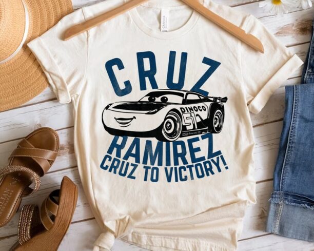 Disney Pixar Cars 3 Cruz Ramirez To Victory Shirt