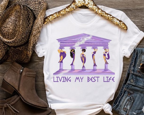 Disney Hercules Diva The Muses Living My Best Life Retro Shirt