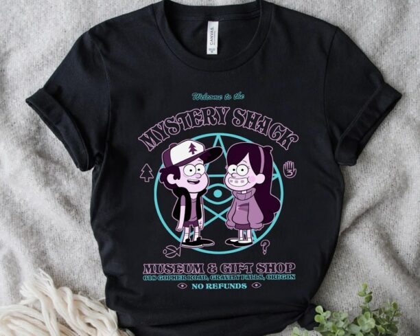 Disney Gravity Falls Mystery Shack Retro 90s Shirt