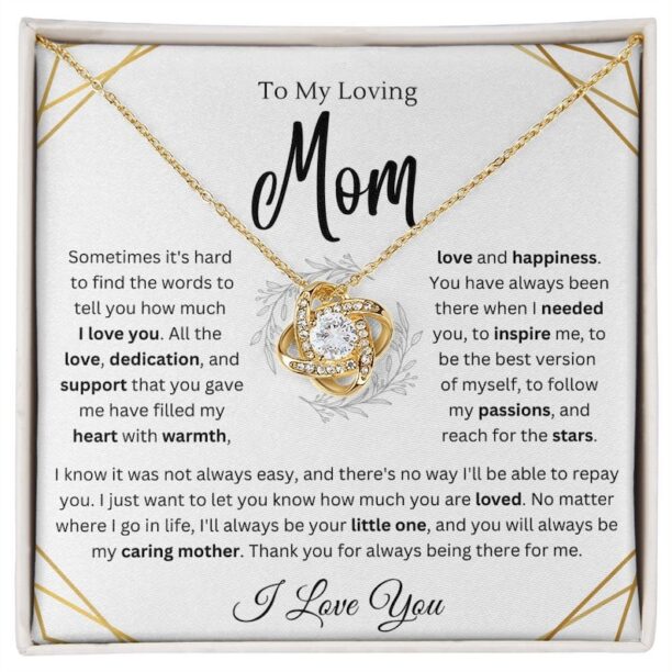 To My Mom Necklace, Mothers Day Gift from daughter, Mom Birthday Gift From daughter, Gift for mom on my wedding day