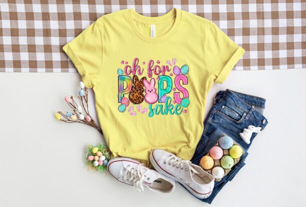 Oh For Peeps Sake Easter,Happy Easter Shirt,Womens Easter Shirt, Easter Day, Cute Easter Shirt ,Easter Family Shirt
