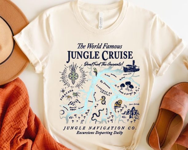 Disney Jungle Cruise World Famous Excursions Departing Daily Shirt