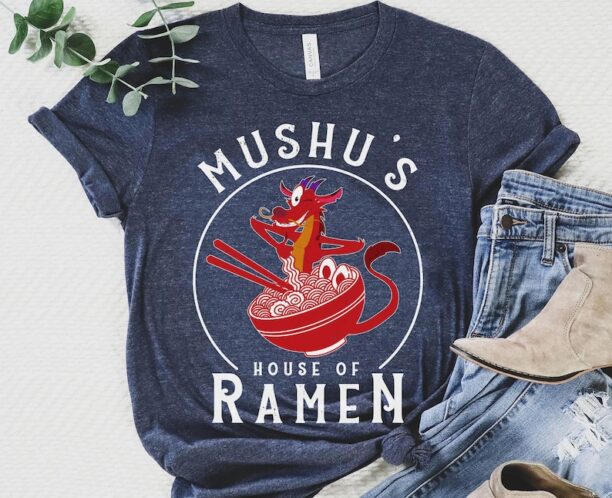 Retro Mushu's House Of Ramen Shirt / Mushu Dragon Mulan Disney T-shirt / Magic Kingdom Park / Walt Disney World /