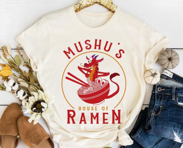 Retro Mushu's House Of Ramen Shirt / Mushu Dragon Mulan Disney T-shirt / Magic Kingdom Park / Walt Disney World /