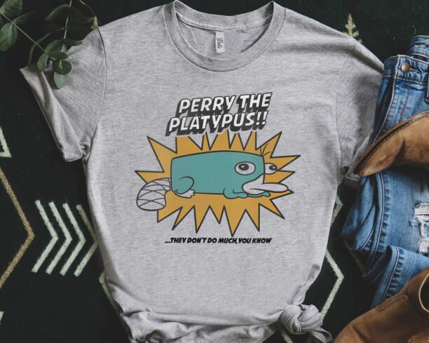 Disney Phineas And Ferb Perry The Platypus Retro Shirt