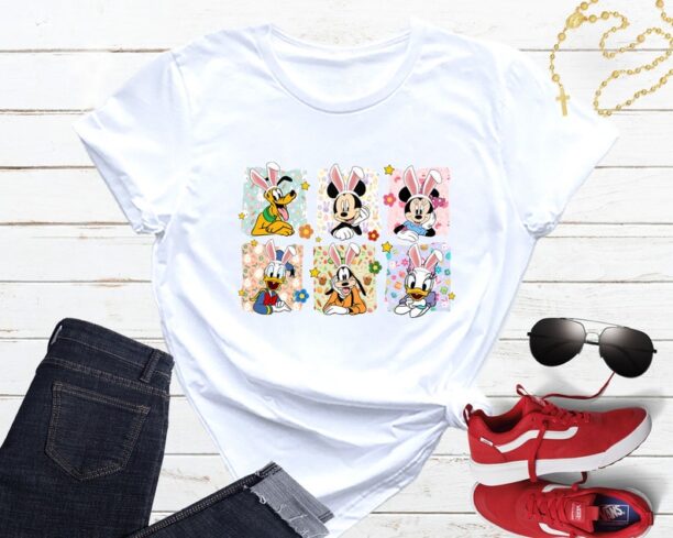 Disney Easter Shirt, Mickey And Friends Easter Shirt, Mickey Easter Shirt, Minnie Easter Shirt, Disney Bunny Shirt