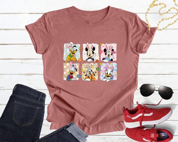 Disney Easter Shirt, Mickey And Friends Easter Shirt, Mickey Easter Shirt, Minnie Easter Shirt, Disney Bunny Shirt