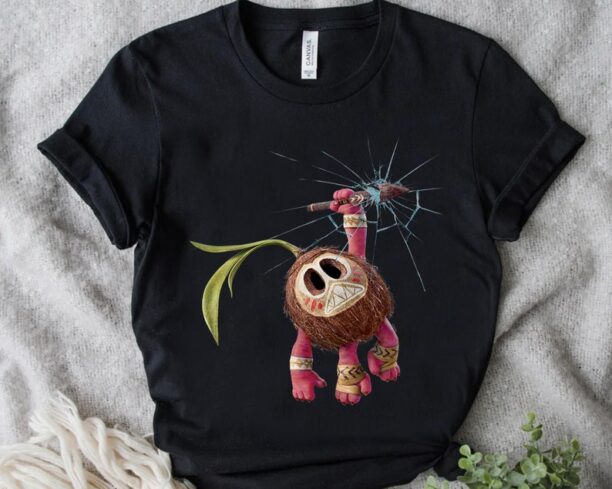 Funny Disney Moana Characters Kakamora Portrait T-shirt