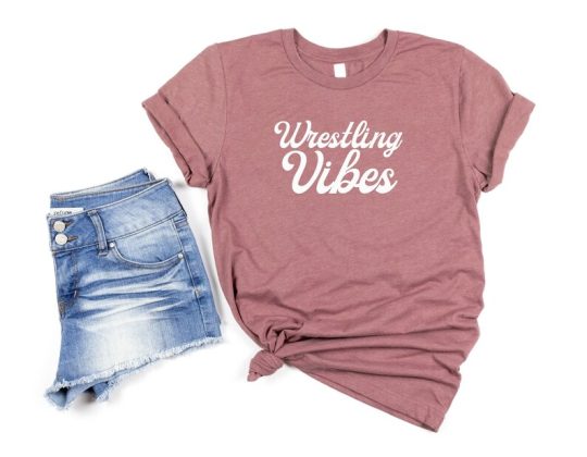 Wrestling Vibes Shirt, Gift For Wrestler, Sports Shirt, Wrestler Shirt, Wrestling Shirt, Wrestling Mom Shirt