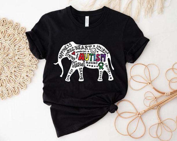 Autism Elephant Shirt, Autism Awareness Shirt, Autism Support T-Shirt, Gift For Special Education Teacher