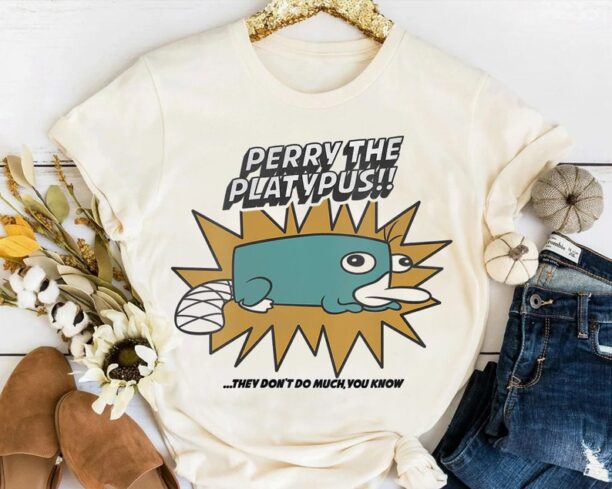 Disney Phineas And Ferb Perry The Platypus Retro Shirt