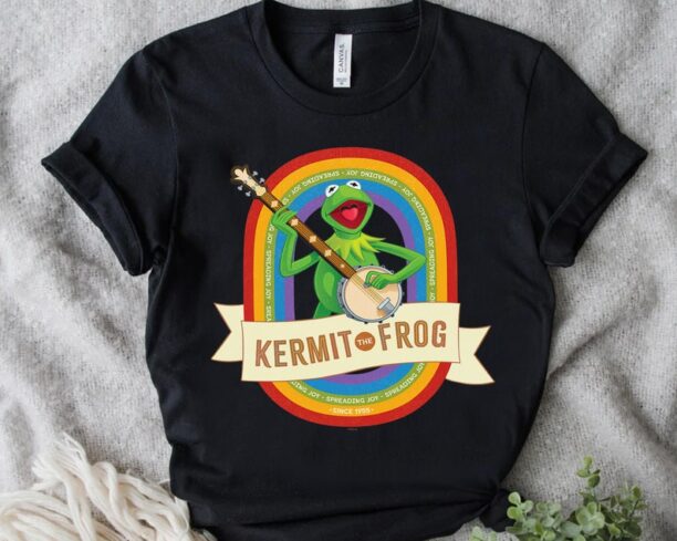 Disney The Muppets Kermit the Frog Spreading Joy Since 1955 Shirt