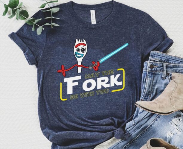 May The Fork Be With You Star Wars Day Shirt / Toy Story Star Wars T-shirt / May The 4th Shirt / Galaxy's Edge / Walt