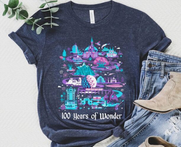 Disney Parks 100 Years Of Wonder Shirt / Disney Platinum Celebration Shirt / Disney 100th Anniversary / Walt Disney