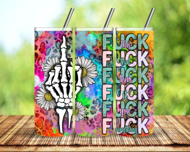 F@*K Sublimation Tumbler