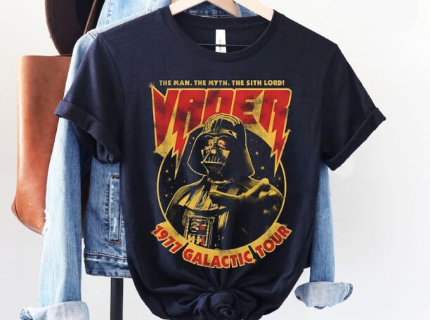 Retro Darth Vader Man Myth Sith Lord 1977 Galactic Tour Shirt / Star Wars T-shirt / Star Wars Day / Walt Disney World /