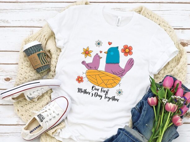 Our First Mother's Day Shirt, Mother's Day Matching shirt, Mother's Day Mommy And Baby Outfit, Mother's Day Gift