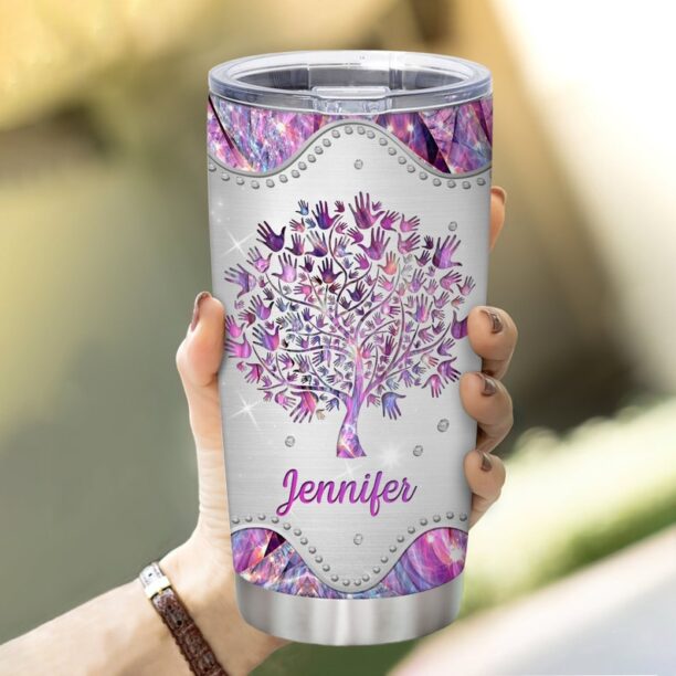 Personalized Social Worker Nutrition Fact Tumbler