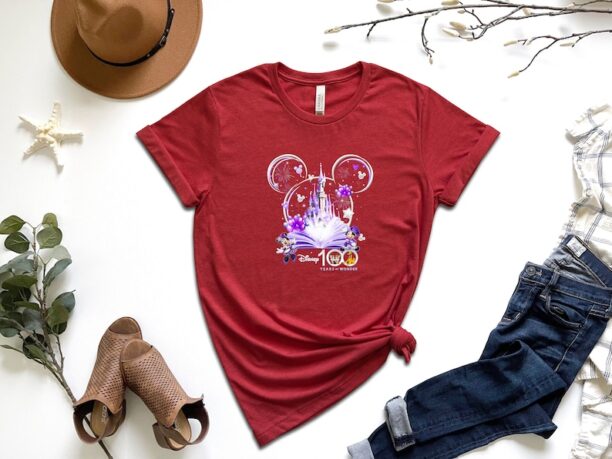 Disney 100 Years Of Wonder Shirt, Mickey And Minnie Shirt, Disney Trip Shirt, Disney Vacation Shirt