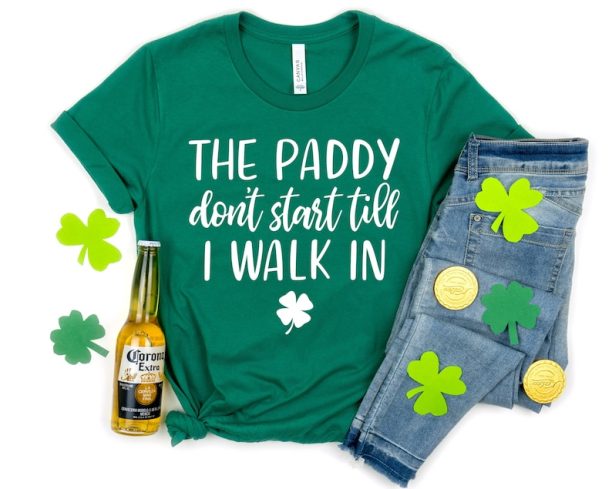 The Paddy Don't Start Shirt,Funny St. Patrick's Day Shirt,Shamrock Tee,Patrick's Day Gift