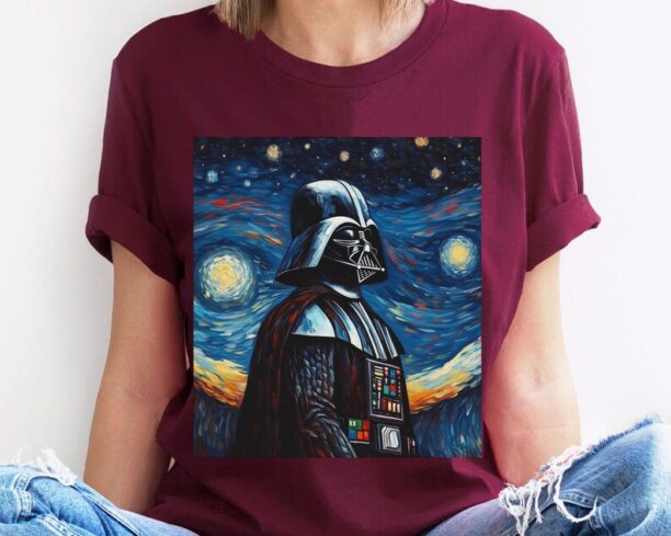 Darth Vader Starry Night Star Wars Shirt / Star Wars Celebration / May The 4th Be With You / Galaxy's Edge Tee / Walt