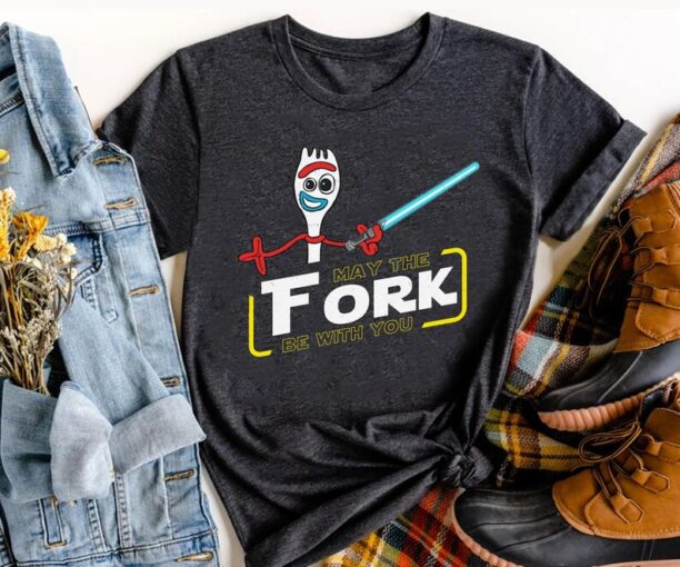 May The Fork Be With You Star Wars Day Shirt / Toy Story Star Wars T-shirt / May The 4th Shirt / Galaxy's Edge / Walt