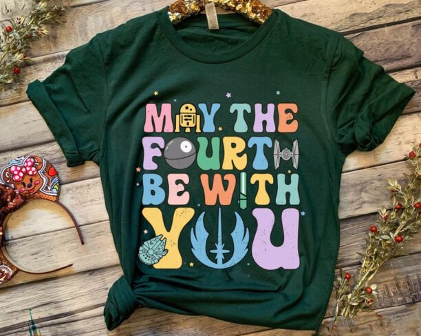 Retro Star Wars May The Fourth Be With You Shirt / Star Wars Celebration / May The 4th / Galaxy's Edge Trip / Star Wars