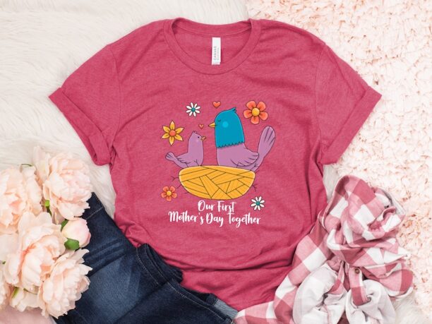 Our First Mother's Day Shirt, Mother's Day Matching shirt, Mother's Day Mommy And Baby Outfit, Mother's Day Gift