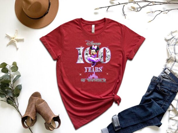 Disney 100 Years Of Wonder Shirt For Disney 100th Anniversary Celebrations Disney Trip Gift Shirt Disney Anniversary