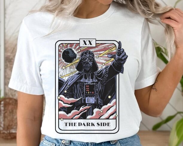 Star Wars Tarot Card Darth Vader The Dark Side Shirt / Star Wars Day Celebration / May The 4th Be With You / Galaxy's