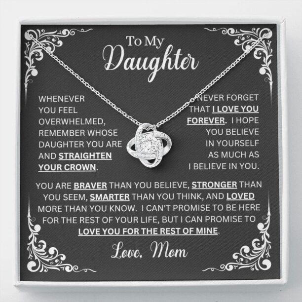 To My Daughter Necklace, Mother Daughter Gifts, Daughter Gift From Mom, Birthday Gift for Daughter, Daughter Necklace