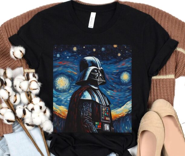 Darth Vader Starry Night Star Wars Shirt / Star Wars Celebration / May The 4th Be With You / Galaxy's Edge Tee / Walt