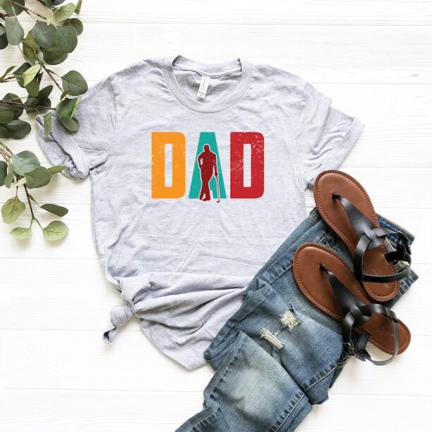 Dad Shirt, Baseball Daddy shirt, Fathers Day Tee, Baseball Fan Father, Gift For Father, Funny Shirt,