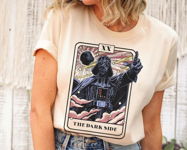 Star Wars Tarot Card Darth Vader The Dark Side Shirt / Star Wars Day Celebration / May The 4th Be With You / Galaxy's