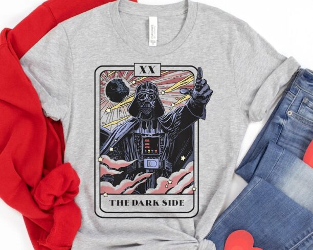 Star Wars Tarot Card Darth Vader The Dark Side Shirt / Star Wars Day Celebration / May The 4th Be With You / Galaxy's