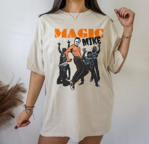 Magic Mike shirt, Michael Myers Halloween Shirt Inspired Tee, Friday the 13th Shirt